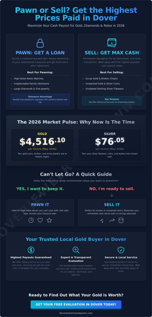 Is it Better to Pawn or Sell Jewelry? Your 2026 Guide to Maximizing Value