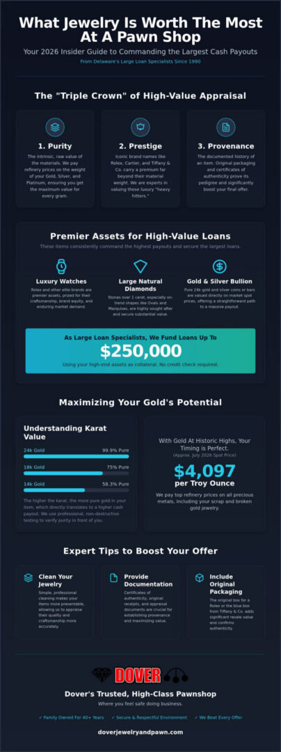 What Jewelry is Worth the Most at a Pawn Shop? 2026 Insider Guide